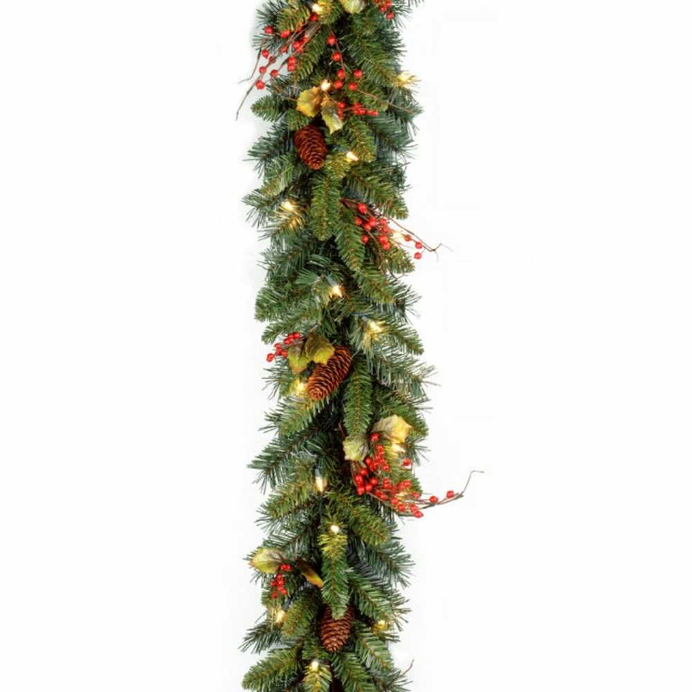 Pre_Lit Christmas Garland